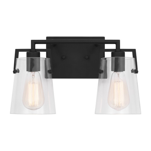 Crofton Two Light Bath in Midnight Black (454|DJV1032MBK)