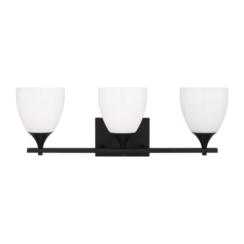 Toffino Three Light Bath in Midnight Black (454|DJV1023MBK)