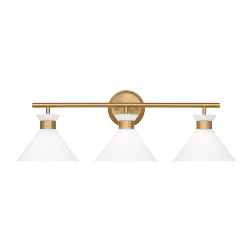 Belcarra Three Light Bath in Satin Brass (454|DJV1013SB)