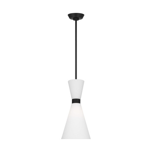 Belcarra One Light Pendant in Midnight Black (454|DJP1101MBK)