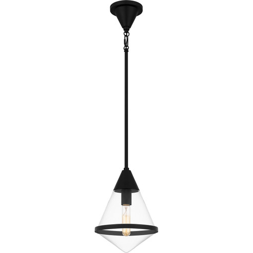 Quoizel Piccolo Pendant One Light Mini Pendant in Matte Black (10|QPP6160MBK)