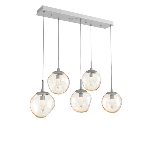 Aster LED Pendant in Classic Silver (404|PLB0066-05-CS-GA-C01-L3)