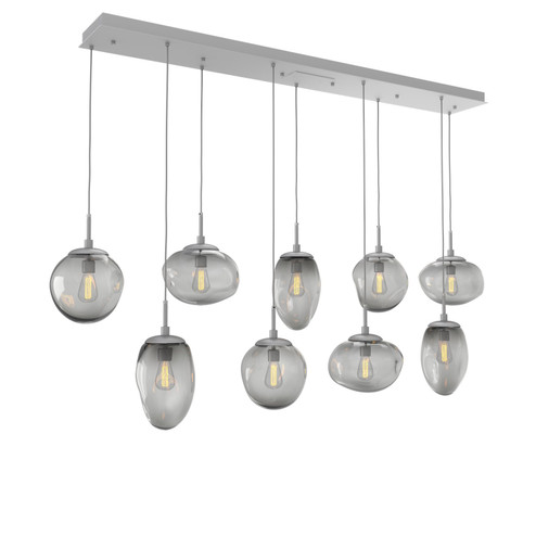 Cosmos Nine Light Pendant in Classic Silver (404|PLB0065-09-CS-S-C01-E2)