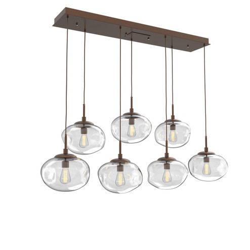 Nova Seven Light Pendant in Burnished Bronze (404|PLB0064-07-BB-C-C01-E2)