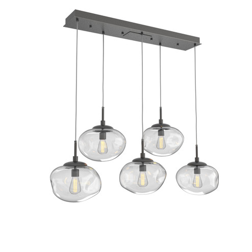 Nebula Five Light Pendant in Graphite (404|PLB0064-05-GP-C-C01-E2)