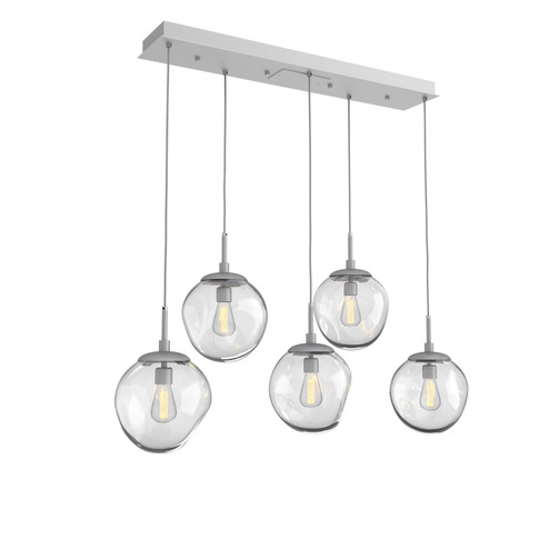 Aster Five Light Pendant in Classic Silver (404|PLB0062-05-CS-C-C01-E2)