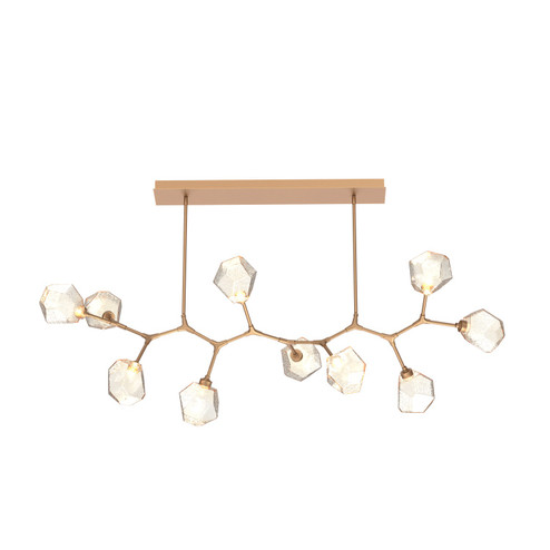 Gem LED Branch in Novel Brass (404|PLB0039-BC-NB-A-001-L3)