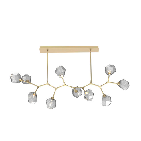 Gem LED Branch in Gilded Brass (404|PLB0039-BC-GB-S-001-L3)