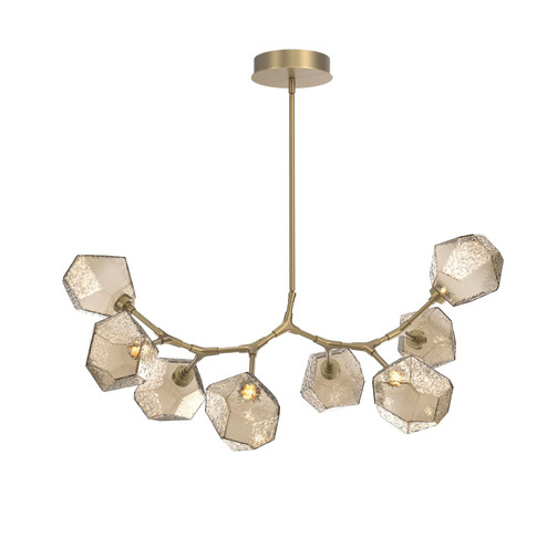 Gem LED Branch in Gilded Brass (404|PLB0039-BB-GB-B-001-L3-RTS)