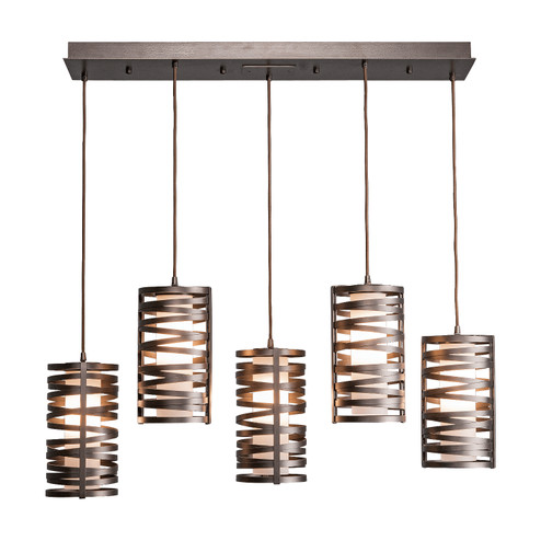 Tempest Five Light Pendant in Classic Silver (404|PLB0013-05-CS-F-C01-E2)