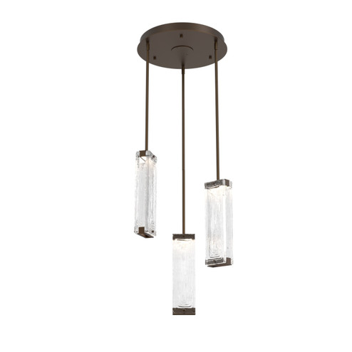 Tabulo LED Pendant in Flat Bronze (404|CHB0090-03-FB-TL-001-L3)