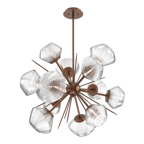 Mesa LED Starburst in Burnished Bronze (404|CHB0089-0G-BB-C-001-L3)