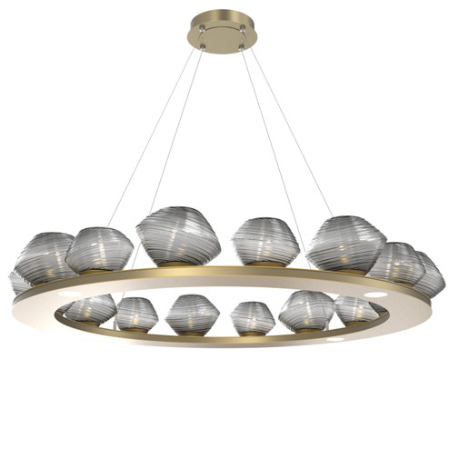 Mesa LED Chandelier in Gilded Brass (404|CHB0089-0D-GB-S-CA1-L1)