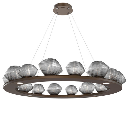 Mesa LED Chandelier in Flat Bronze (404|CHB0089-0D-FB-S-CA1-L3)