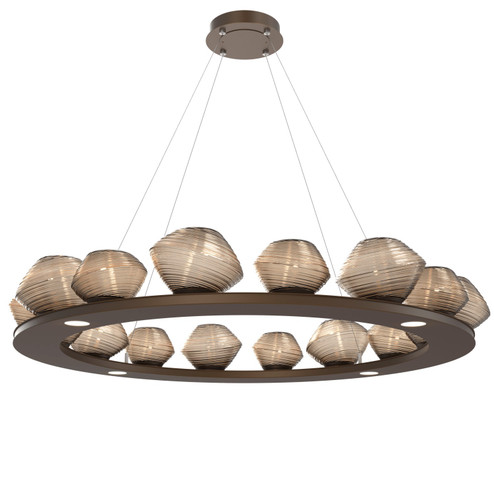 Mesa LED Chandelier in Flat Bronze (404|CHB0089-0D-FB-B-CA1-L3)