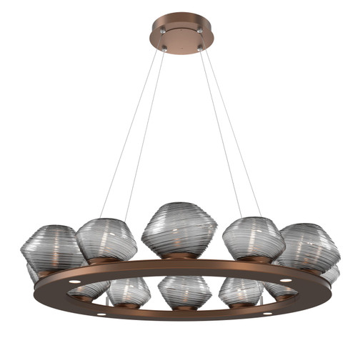 Mesa LED Chandelier in Burnished Bronze (404|CHB0089-0C-BB-S-CA1-L1)