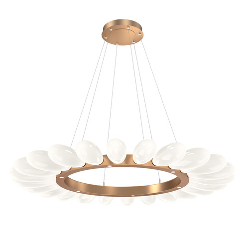 Fiori LED Chandelier in Novel Brass (404|CHB0071-56-NB-WL-CA1-L3)