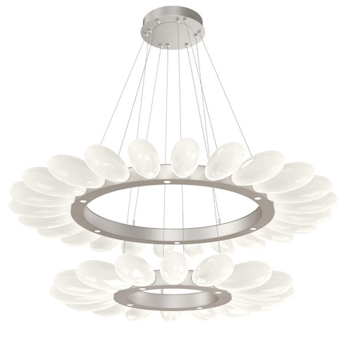 Fiori LED Chandelier in Beige Silver (404|CHB0071-2T-BS-WL-CA1-L3)
