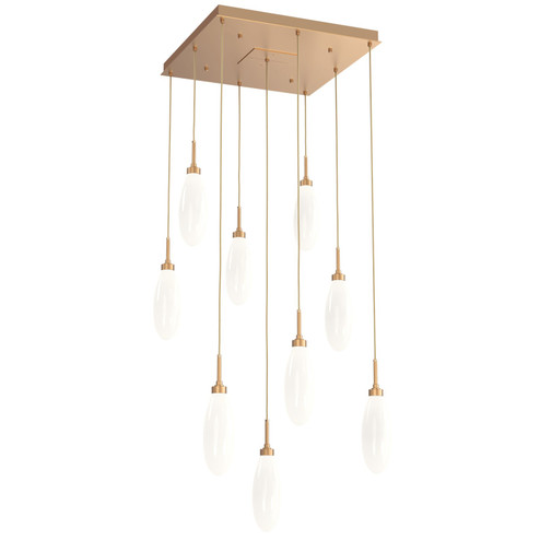 Fiori LED Pendant in Novel Brass (404|CHB0071-09-NB-WL-C01-L3)