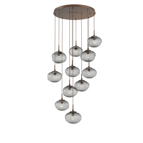 Nova LED Pendant in Burnished Bronze (404|CHB0068-11-BB-FS-C01-L3)