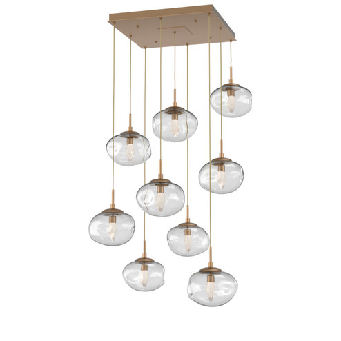 Nova LED Pendant in Novel Brass (404|CHB0068-09-NB-GC-C01-L3)