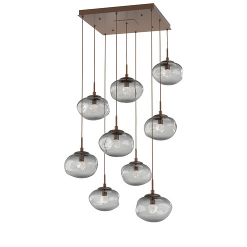 Nebula LED Pendant in Burnished Bronze (404|CHB0068-09-BB-FS-C01-L1)