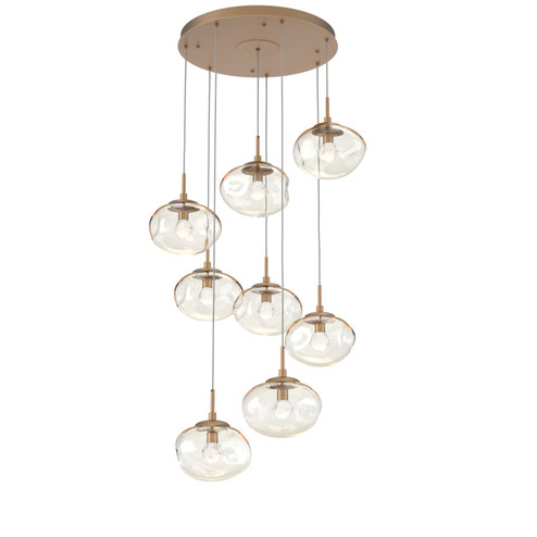 Nebula LED Pendant in Novel Brass (404|CHB0068-08-NB-ZA-C01-L1)