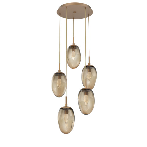 Meteo LED Pendant in Novel Brass (404|CHB0067-05-NB-GB-C01-L1)