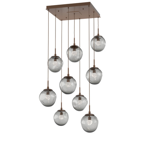Aster LED Pendant in Burnished Bronze (404|CHB0066-09-BB-FS-C01-L3)