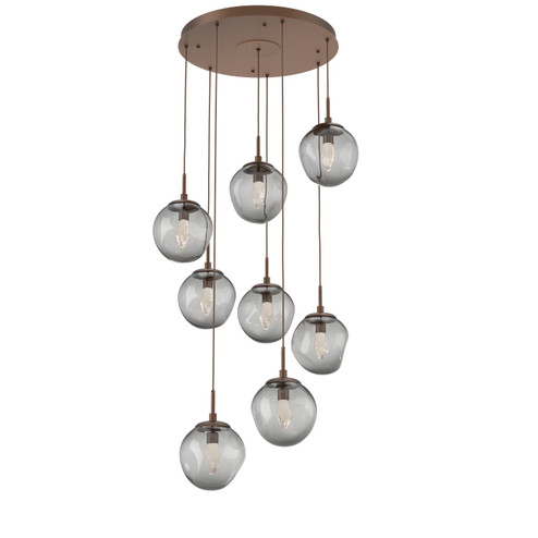 Aster LED Pendant in Burnished Bronze (404|CHB0066-08-BB-GS-C01-L3)