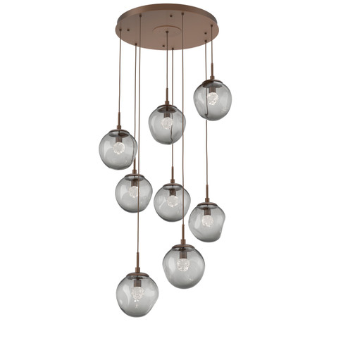 Aster LED Pendant in Burnished Bronze (404|CHB0066-08-BB-FS-C01-L3)