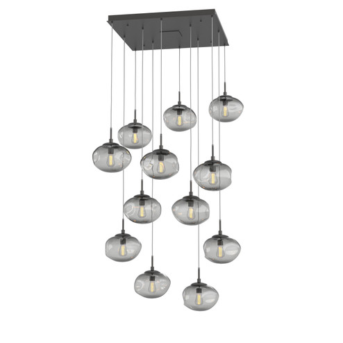 Nebula 12 Light Pendant in Graphite (404|CHB0064-12-GP-S-C01-E2)