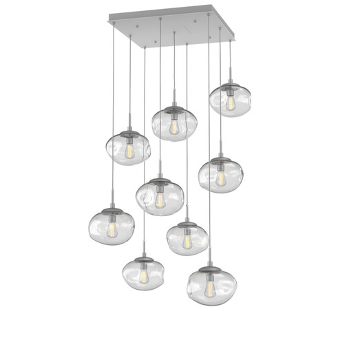 Nebula Nine Light Pendant in Classic Silver (404|CHB0064-09-CS-C-C01-E2)