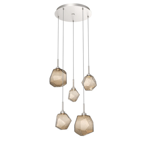 Gem LED Pendant in Beige Silver (404|CHB0039-05-BS-B-C01-L3-RTS)