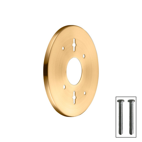 Franklin Restoration Universal Vanity Plate in Satin Gold (405|BP-5-SG)