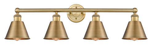 Edison Four Light Bath Vanity in Brushed Brass (405|616-4W-BB-M8-BB)