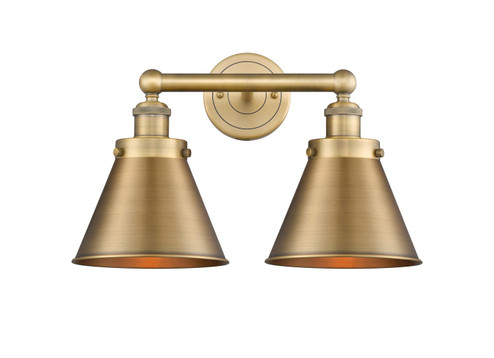Franklin Restoration Two Light Bath Vanity in Brushed Brass (405|616-2W-BB-M13-BB)