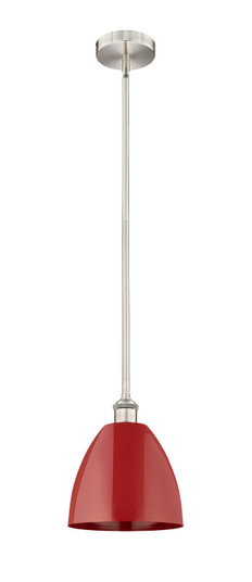 Edison One Light Mini Pendant in Brushed Satin Nickel (405|616-1S-SN-MBD-9-RD)