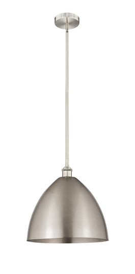 Edison One Light Mini Pendant in Brushed Satin Nickel (405|616-1S-SN-MBD-16-SN)