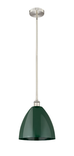 Edison One Light Mini Pendant in Brushed Satin Nickel (405|616-1S-SN-MBD-12-GR)