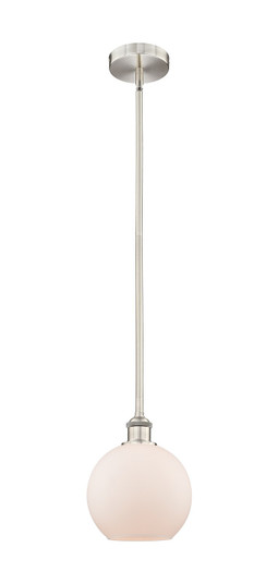 Edison One Light Mini Pendant in Brushed Satin Nickel (405|616-1S-SN-G121-8)