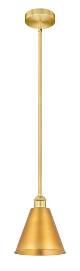 Edison One Light Mini Pendant in Satin Gold (405|616-1S-SG-MBC-8-SG)