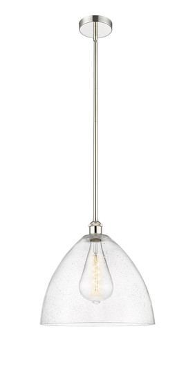 Edison One Light Pendant in Polished Nickel (405|616-1S-PN-GBD-164)