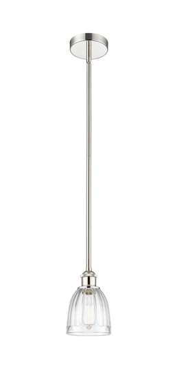 Edison One Light Mini Pendant in Polished Nickel (405|616-1S-PN-G442)