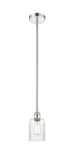Edison One Light Mini Pendant in Polished Nickel (405|616-1S-PN-G342)