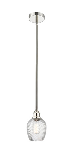 Edison One Light Mini Pendant in Polished Nickel (405|616-1S-PN-G292)