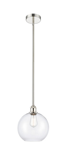 Edison One Light Mini Pendant in Polished Nickel (405|616-1S-PN-G122-10)
