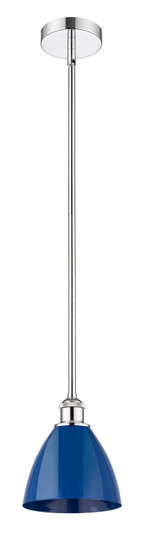 Edison One Light Mini Pendant in Polished Chrome (405|616-1S-PC-MBD-75-BL)