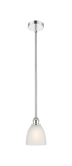 Edison One Light Mini Pendant in Polished Chrome (405|616-1S-PC-G381)