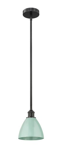 Edison One Light Mini Pendant in Matte Black (405|616-1S-BK-MBD-75-SF)